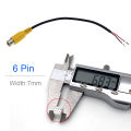 Car 4 6 8 10 12 Pin DIY Universal RCA 4G AUX Camera Video Input Cable Adapter Wiring Connector Android CD Radio Car Accessories. 