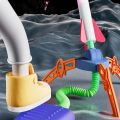 Outdoor Rocket Game Fun Outdoor Stomp Rocket Launcher Game for Kids Air Powered Toy for Boys Girls Perfect Gift for Toddlers Garden Yard Lawn Playtime Hands-on Rocket Launcher. 