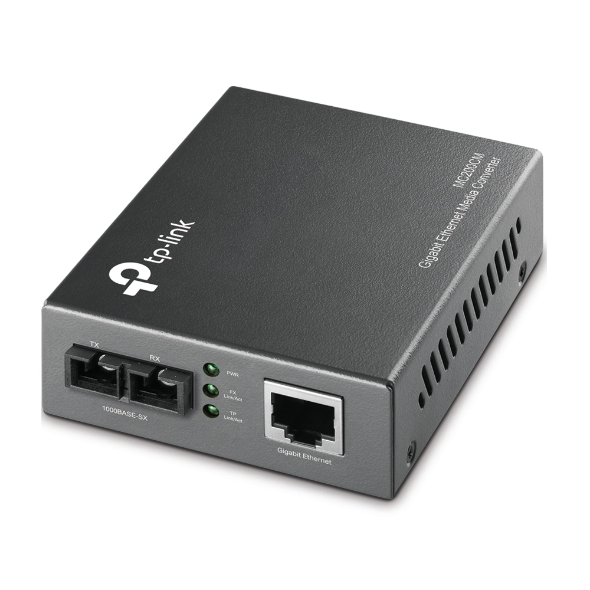 TP-Link MC200CM Gigabit Multi-Mode Media Converter, RJ45 Port Supporting Networking device
