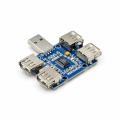 USBHUB USB2.0 HUB 4 port controller USB extension module GL850G chip. 