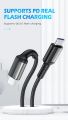 Kuulaa 65W PD USB Type-C Cell Mobile Phone Tablet Fast Charging Cable 1M. 