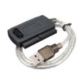 USB 2.0 Male to IDE SATA 2.5 "3.5" Converter Adapter Cable Hard Drive HDD Black. 