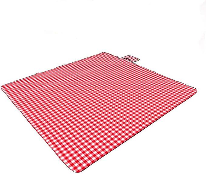 Picnic & Beach Blanket Handy Mat Outdoor Portable Picnic Blanket Thicken Waterproof Picnic Mat for Family Friends - Random Color Design