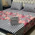 Gift Pack Bedsheet/ Gul Ahmad /  Most Demanding Collection Cotton Mix Bedsheets  Full Printed 3pc. 