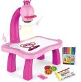 Frozen Cute Table Projector With 3 Disks, Markers, Drawing Pad Included Art Activity Toy For Kids - A50900. 