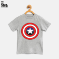 The Shop - Super Hero Kids TShirt, Captain America T-Shirt For Boys & Girls Kids, 1 Year To 14 Years - SH1-MCA. 