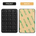 6pcs Multipurpose Mobile Phone Holder Mat Anti- Mats With 24 Octobuddy Silicone Car Cellphone Suction Mount Black. 