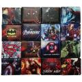 Marvel Anime Wallet Spider-Man Iron Man PU Shorts Coin Purse Fashion Casual Men's Wallet The Avengers The New Women's Wallet. 