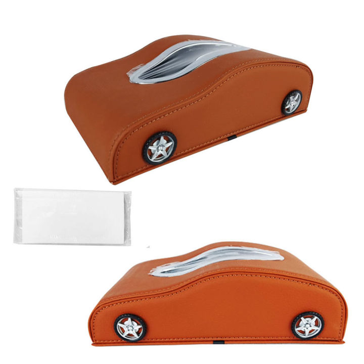 Dextro%20Unique%20Car-Shape%20Leather%20Tissue%20Box%20Rust%20-%20Image%202