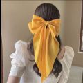Empiron Big Bow Silk Hair Ribbon – women hair ribbon , girls hair ribbon , girls hair acceossories , women hair accessories , girls ribbon , girls clip , hair clip , hair band for girls , ribbons , hair band for women , hair ribbon for girls ,ribbon cloth. 