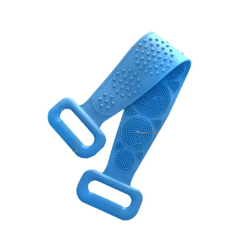 Silicone Back Bath Shower Wash Body Belt Brush