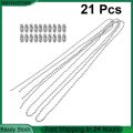 【Miga Plaza】WAYDUSTORE Bead Chain Extension Chandelier Metal Chain Chain Extender with Connectors for Ceiling Fan Ornament ( 1 Beaded Chain and 20 Connector, Silver ). 