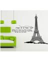 Wall Stickers Eiffel Tower Wall Sticker Paris Famous Building Wall Sticker For Living Room.. 