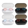 HLstar® Y50 Bluetooth Earphone 5.0 TWS Wireless Headphons Y50 TWS Earphones Earbuds Stereo Bass Handsfree Gaming Headset with Charging Box for Phone. 