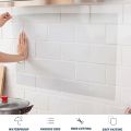 Kitchen Cabinets Waterproof Oil Proof Fireproof Paper Stickers Stove Pasted Resistant Self-Adhesive Moisture-Proof Moldy Wallpaper Wall Protector Film Decoration. 