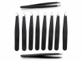Tweezer-Eyebrow Tweezer-For Hair Removal-Color : Silver/Pink/Black. 