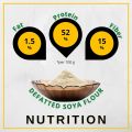 Qonty Defatted Soya Flour | 52% Protein, 1.5% Fat | 8 gm Protein Per Roti | No Preservatives | Gluten Free | Rich in Micro Nutrients (1 Kg). 