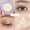 Xixi Monochrome Eyeshadow Palette Diamond Glitter Discoloration Highlighter Sequins Waterproof Lasting Face Eyes Makeup Pigments RuoiasR. 