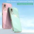 For Vivo Y31 Back Cover Fashion Shiny Plating Square Bumper Camera Protection Case Soft Silicone Shockproof Protective Mobile Phone Cases. 