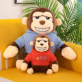 Super ugly cute gorilla doll plush toy cute doll doll net red lazy rag doll boys and girls gifts. 