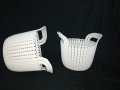 Set of 2 Fruit Vegetable Basket Multipurpose Tokri Multicolours. 