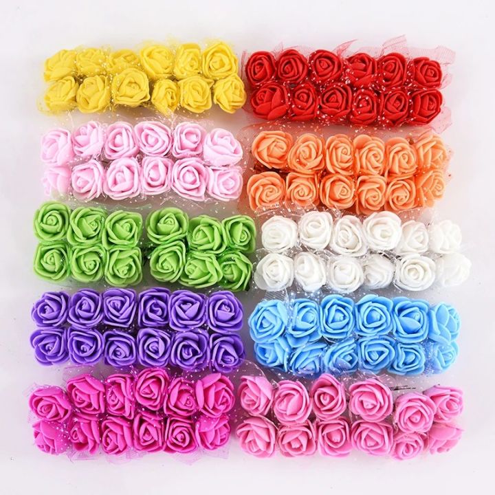 Pack%20of%2024%20Mini%20Artificial%20Rose%20Heads%202cm%20PE%20Foam%20Flowers%20for%20Wedding%20and%20Home%20Decor%20-%20Image%203