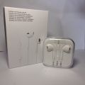 Handsfree | Android Premium Handsfree |  iPhone Designed Handsfree (3.5mm) | Master Copy | Stereo Sound |  Built-In Microphone | Color White | High-Quality Gaming Handsfree | Imported , High Quality Deep Bass.. 