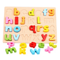 Wooden Letter Board For Montessori Kids For Home Teaching. 