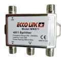 Eco link Full HD 4K Splitter 4 x1 Dagic. 