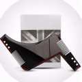 Men darhi Ka Khat Beard Shaper Beard Comb Shaping Tool Goatee Styling Template Combs Transparent for Hair Trim Beards Double Side Beard Shaping Beard Shaper PLUS Comb For Line Up and Men Bread Comb. 