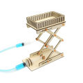 GIFTED EDUCATION Kids DIY Hydraulic Lift Table Model Physics School Projects Science Toys Educational Experiment Kit. 