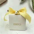 10 s White Paper Box Small Gift Packaging Boxes Wedding Gifts For Guests Candy Box Baby Shower Party Christmas Sweet Boxes. 