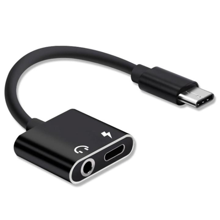 FGDSB 2 in 1 Charging 3.5mm Earphone Jack Audio Cable Type C To 3.5 mm Type-C Audio Splitter Earphone Adapter Adapter