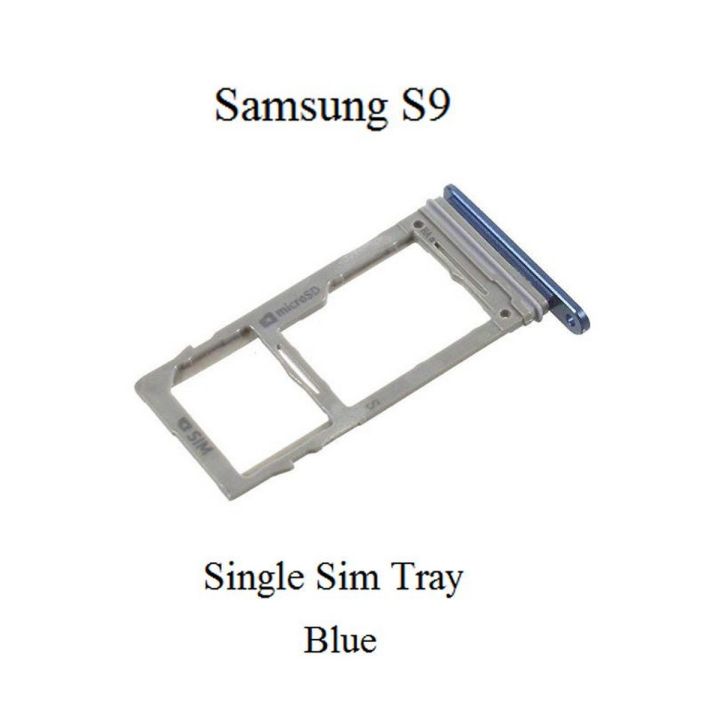 Samsung S9 Single Sim Tray For Samsung S9 - Blue