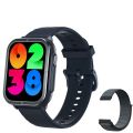 Mibro Watch C3 Dual-core 2-in-1 Chip 1.85" HD screen with Wrist Bluetooth Calling Smartwatch (Dual Silicone & Woven Strap). 
