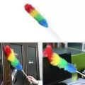3PCS Cleaning Duster, Soft Magic Colorful Feather Duster Brush Anti Static Cleaning Products with Long Plastic Handle for Cleaning Furniture, Calligraphy, TV Screen, Computer. 