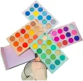 Beauty Glazed 60 Colors Matte Eyeshadow Glitters Makeup Palette 4 in1 Color Board Highly Pigmented. 