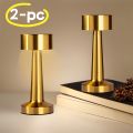 Touch Sensor Night Table Lamp – 3-Color Dimmable, USB Rechargeable Metal Base Desk Light – Modern LED Lamp for Bedroom, Home Office & Gift Use. 
