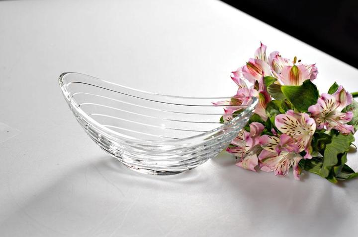 Lisa Candy Bowl-Transparent Glass