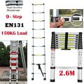 Extendable Step Ladder 3.2 Meter (11 Feet) 11 steps Telescopic Aluminum Ladder. 