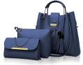 3 Pcs pu Leather Ladies Hand bags & Shoulder Bags collage Bags. 