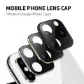 Modified Camera Lens Seconds Change Cover for iPhone X XS XR MAX Sticker Fake Camera for iPhone 11 Pro Max Tempered Glass Protector. 