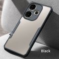 Acrylic Clear Casing For Redmi Turbo 3 5G 2024 RM Turbo3 Transparent TPU Soft Shockproof Bumper Edge Airbag Anti Drop Camera Protective Phone Case Back Cover. 
