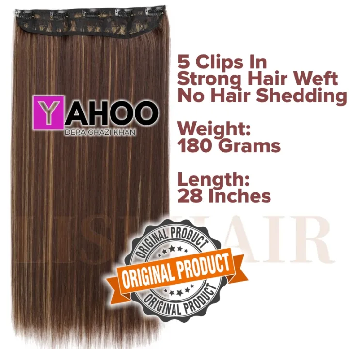 Get%20Hair%20Extension%20For%20Her%205%20Clips%20In%20Straight%20Hair%20Extension%20-%20Ombre%20-%20Image%202