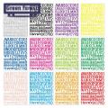 Green forest Letter Stickers Strong Stickiness Mailbox Numbers Labels Alphabet Stickers. 