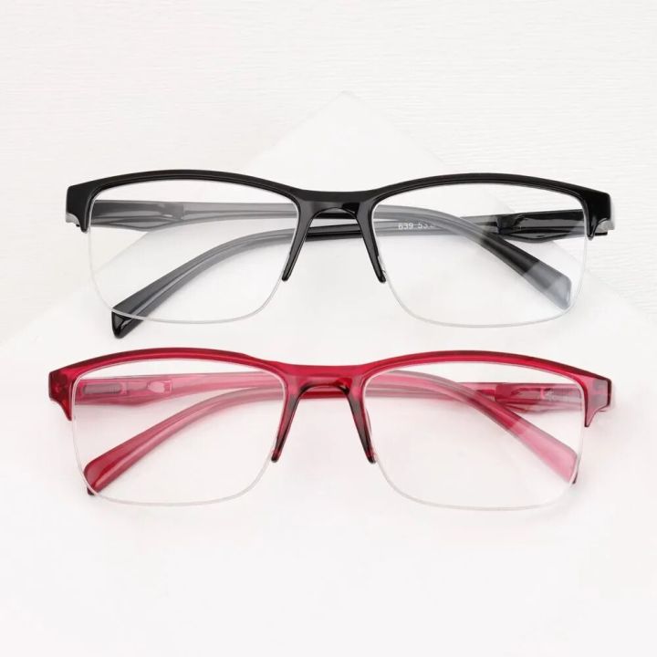 1Pc Ultra-Light Half Frame Reading Glasses Computer Goggles +75 +100 +125 +150 +175 +200 +225 +250 +275 +300 +325 +350 +375 +400
