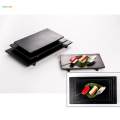 Melamine plate sushi rectangle serving plate plate tray .8x12x2.3cm. 