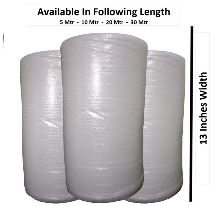 Available In (5-10-20-30) Mtr Packing Bubble Wrap Width 13 inches-High Quality Packing Material Strong Bubbles No 1 Plastic Material for Packing and Wrapping