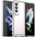 Transparent Soft TPU Bumper Case For Samsung Galaxy Z Fold 5 4 Case Hard Acrylic Back Fold5 Fold4 Fold 3 Cover. 