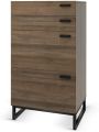 Wooden Four Drawer Sideboard - Stylish Chester Drawer and Cabinet for Room. 